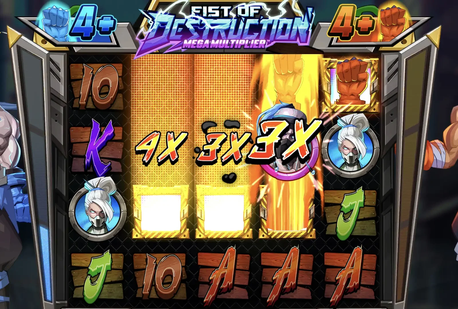 Wild reels with multipliers in the bonus
