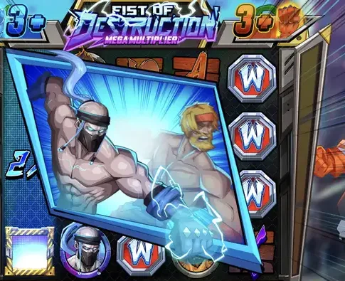 Knockout animation during free spins